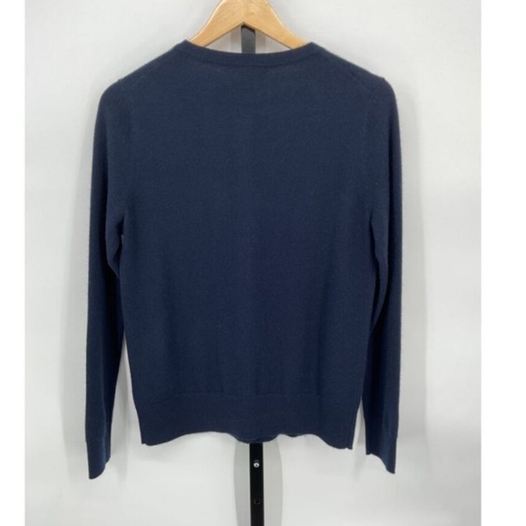 NWT Quince Navy Mongolian Cashmere Cardigan - Picture 4 of 4